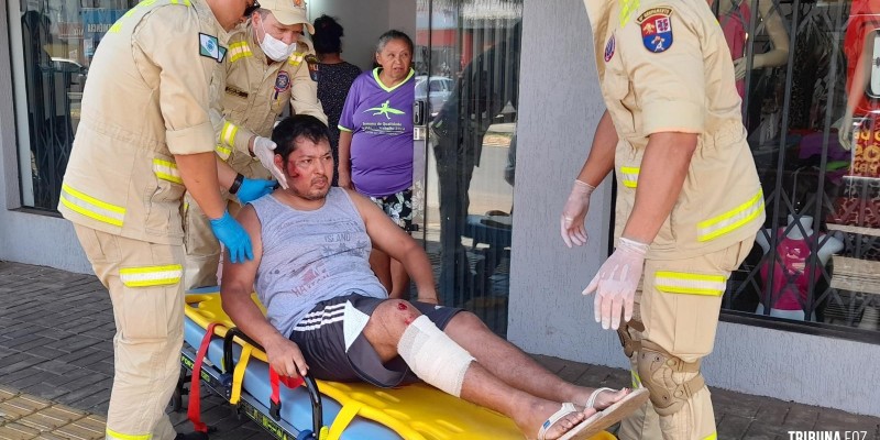 Siate socorre ciclista que sofreu queda na Av. Morenitas