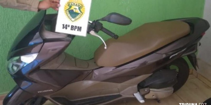 PM recupera motocicleta furtada no Bairro Três Lagoas