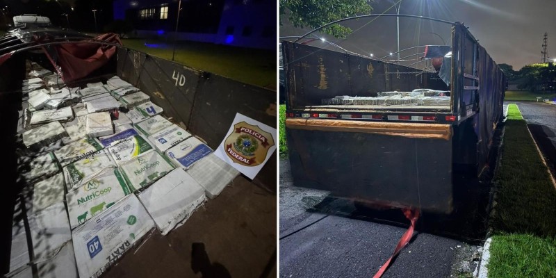 Policia Federal apreende uma tonelada de maconha em Céu Azul