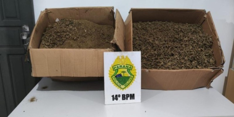 Polícia Militar apreende 23 Kg de maconha no Bairro Morumbi
