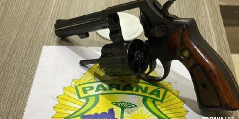 Polícia Militar apreende revolver 38 na cidade de Medianeira