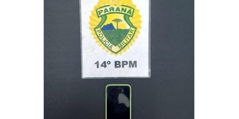 Polícia Militar prende homem com celular furtado
