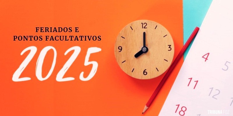 Saiba quais são os feriados e pontos facultativos de 2025