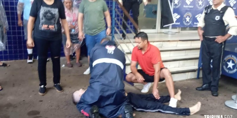 Turista morre após sofrer mal súbito na Ponte da Amizade 