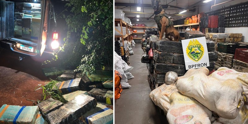 BPFRON apreende 6 toneladas de maconha em Santa Helena