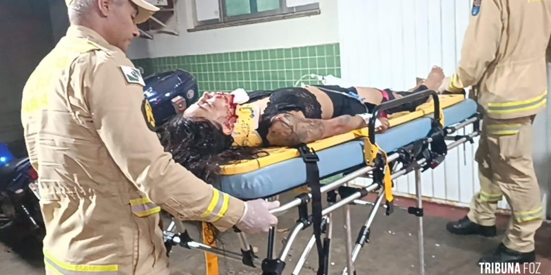 Motociclista fica gravemente ferida após colisão na Vila C