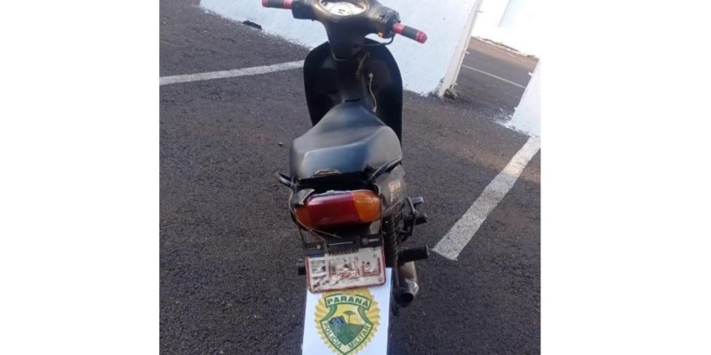 Polícia Militar prende condutor com motocicleta adulterada
