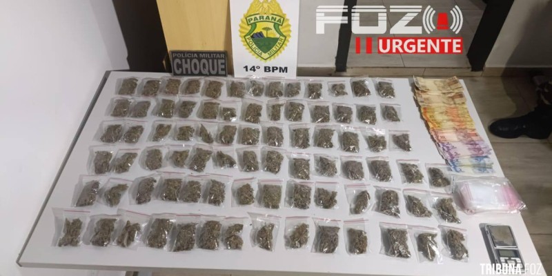 CHOQUE estoura ponto de venda de drogas no Bairro Vila A