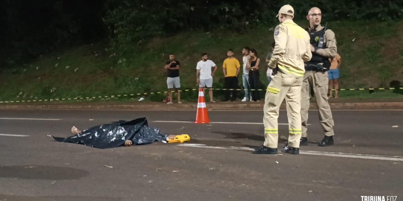 Motociclista morre após acidente grave na Avenida Paraná
