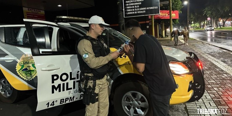 Polícia Militar realiza Operação Lei Seca em Foz do Iguaçu