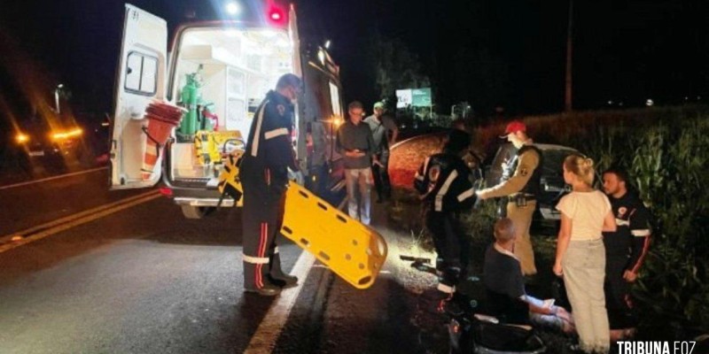 Capotamento na rodovia deixa motorista ferido em Moreninha