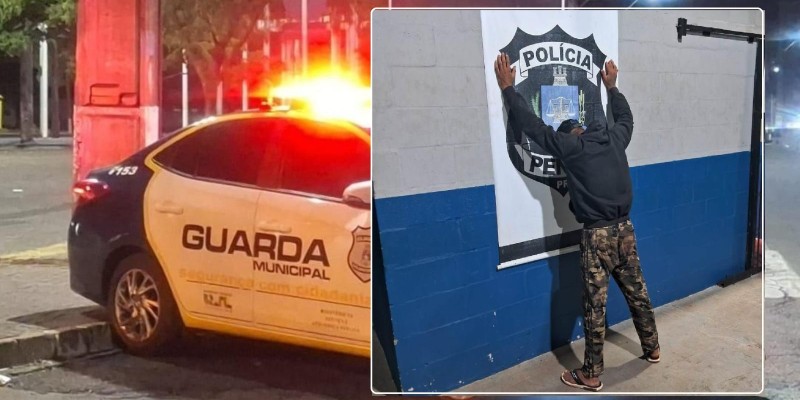 Guarda Municipal cumpre mandado de prisão durante a madrugada