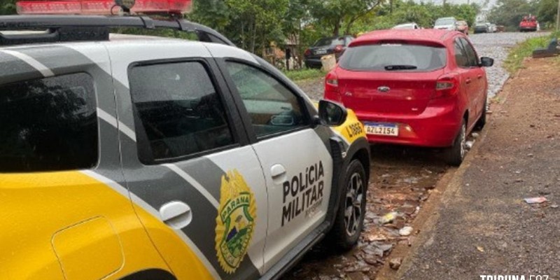Polícia Militar recupera veículo furtado em Medianeira