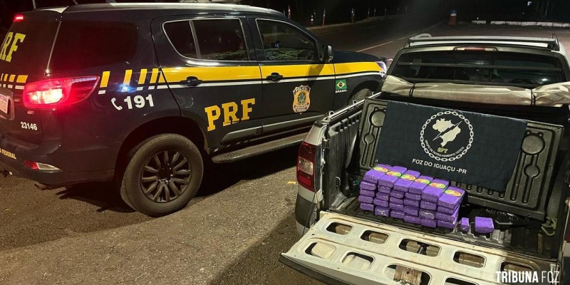 PRF prende casal com 21,1 Kg de maconha na BR-277
