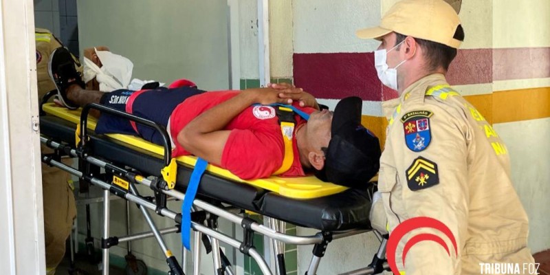 SIATE socorre vitima de atropelamento por moto na Vila Portes 