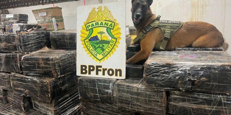 BPFRON apreende 1.243,8 Kg de maconha em Santa Helena