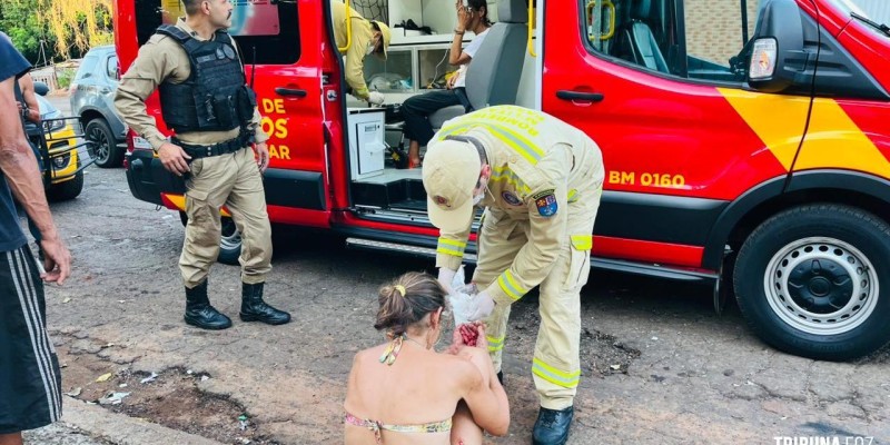 Duas mulheres são feridas a golpes de facão na Favela do Bolo