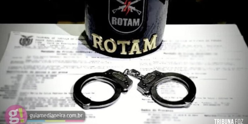 ROTAM prende homem condenado por estupro em Medianeira