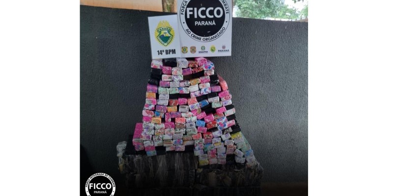 FICCO/PR apreende 220 quilos de maconha em Foz do Iguaçu