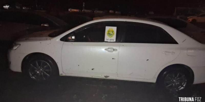 CHOQUE / CANIL da PM recupera veículo roubado em Foz do Iguaçu