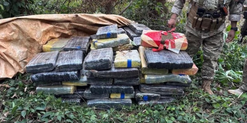 SENAD do Paraguai apreende 869,6 Kg de maconha em Itakyry