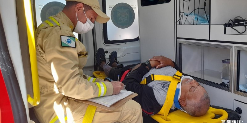 Ciclista é atropelado por moto na Av. Juscelino Kubitschek