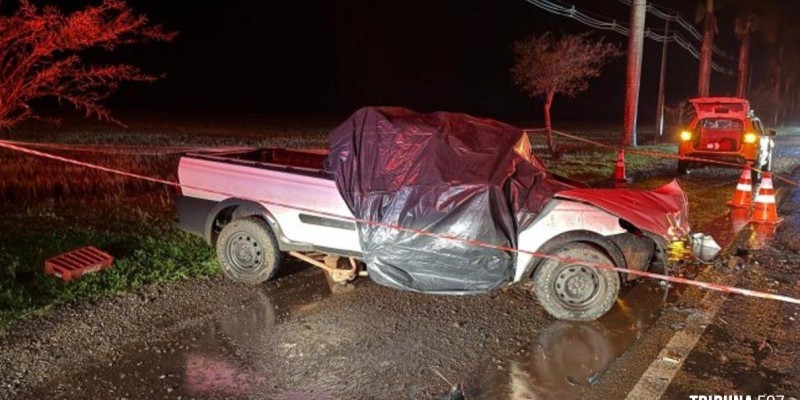 Colisão frontal deixa um morto e três feridos em Santa Helena