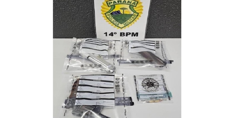 PM apreende arma de fogo e simulacro no bairro Porto Meira