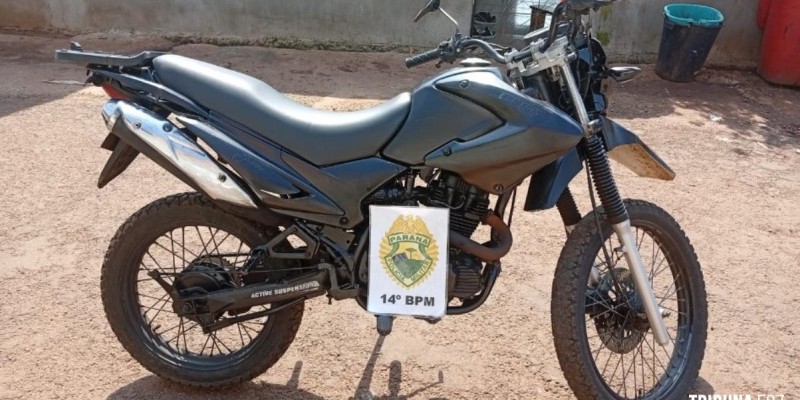 PM recupera moto furtada no Jardim Jupira em Foz do Iguaçu