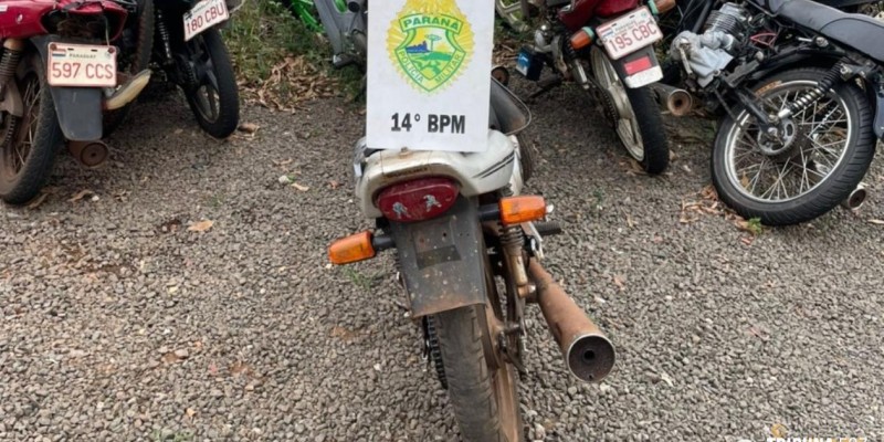 Polícia apreende motocicleta adulterada em Medianeira