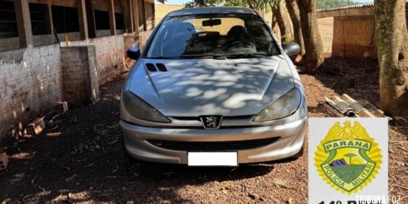 Polícia Militar recupera veículo roubado em Medianeira