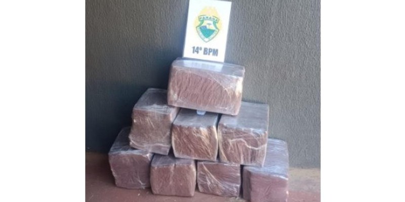 ROCAM apreende 109,3 Kg de maconha no Jardim Jupira