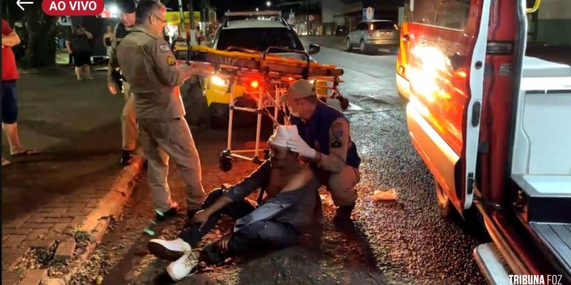 Siate socorre vitima de agressão na praça de Três Lagoas