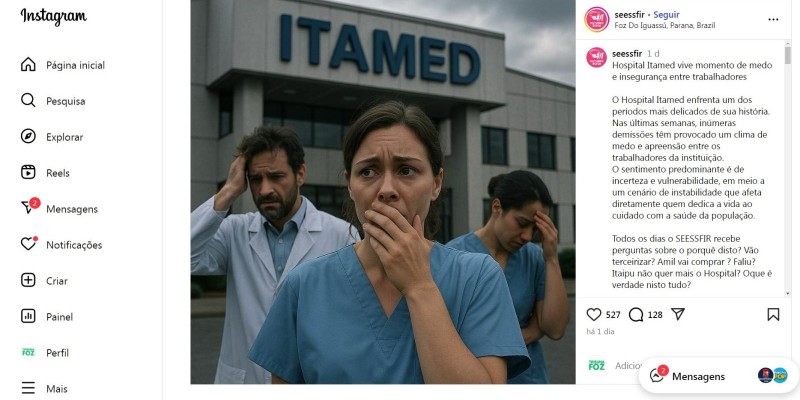 Hospital ITAMED e o fracasso administrativo da era Enio Verri
