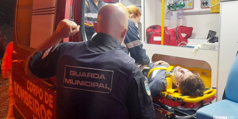 Motociclista fica ferido após colisão na Vila Yolanda