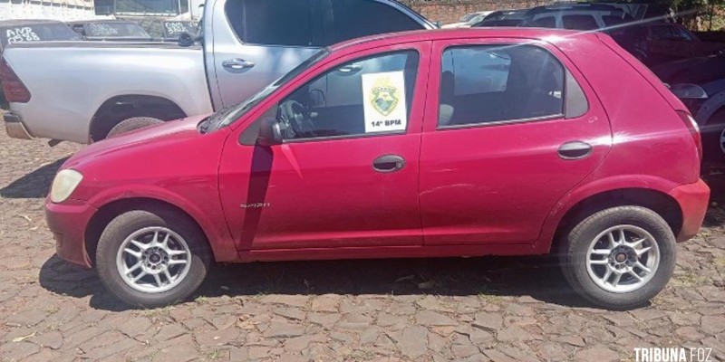 PM recupera veículo roubado no Jardim Jupira em Foz do Iguaçu