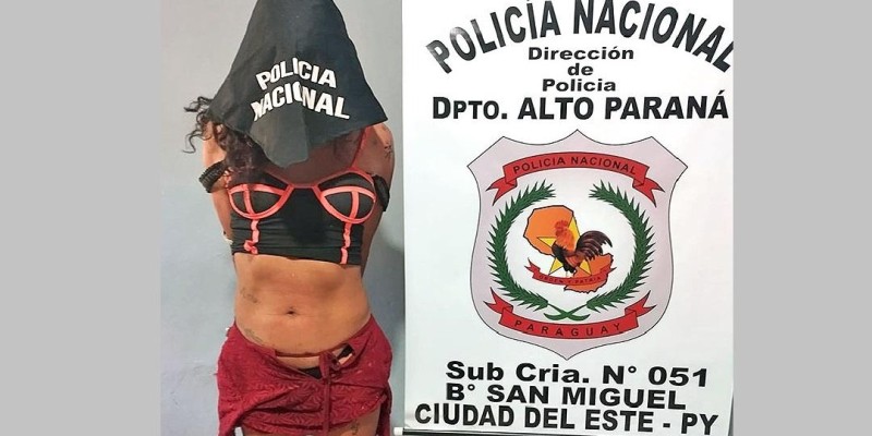Travesti preso por roubo de celular em Ciudad Del Este
