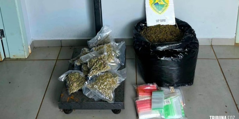 Polícia Militar apreende drogas na Favela da Sadia