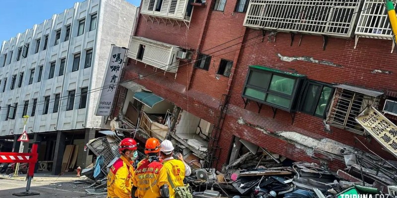 Terremoto de magnitude 7 atinge Taiwan