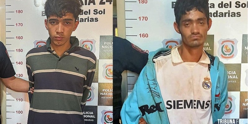Dois ladrões de motos são presos em Hernandarias, no Paraguai