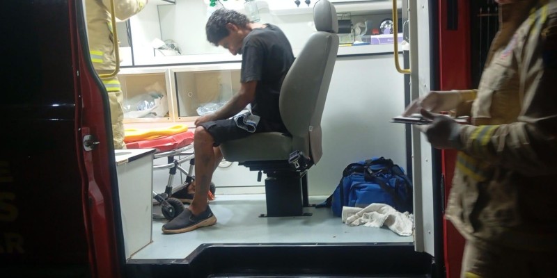 Homem é espancado e socorrido pelo Siate no Profilurb I