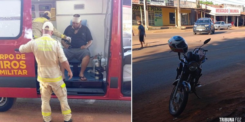 Siate socorre duas vítimas após colisão na Av. Morenitas