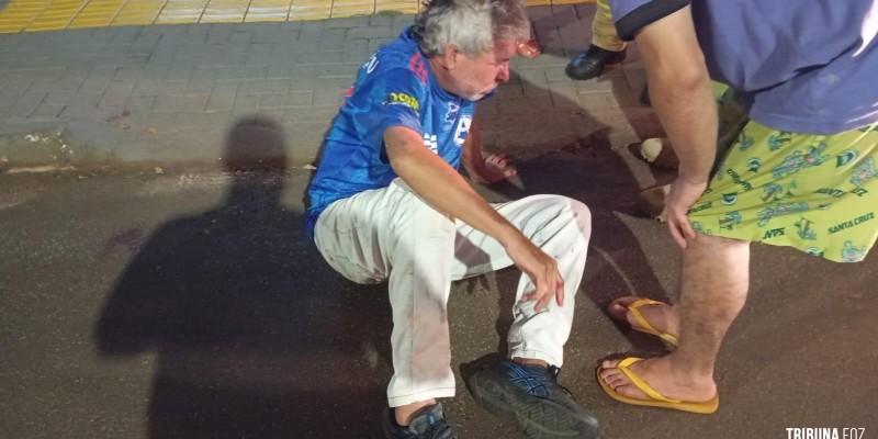 Siate socorre vítima de queda na Av. General Meira