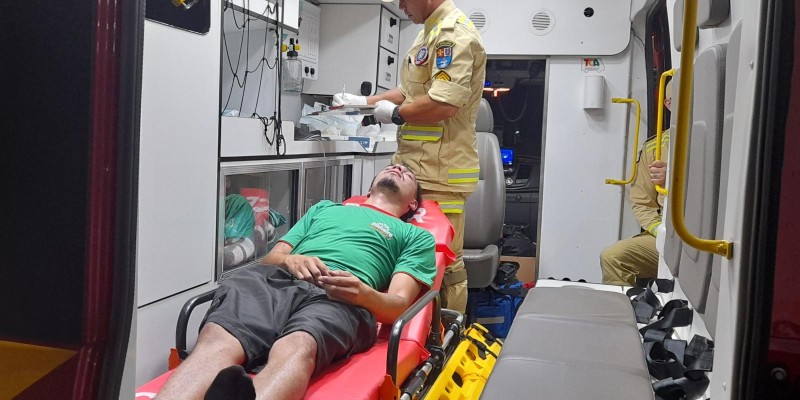 Trabalhador sofre acidente de trabalho no Bairro Porto Meira