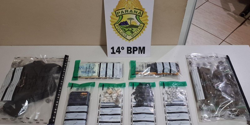 PM prende homem por tráfico de drogas em Medianeira