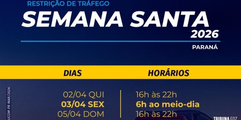 PRF inicia Operação Semana Santa 2026 no Paraná