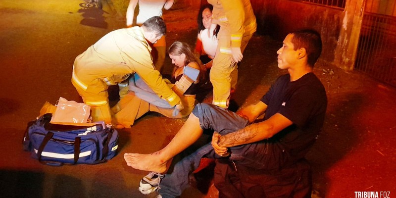 Siate socorre duas vítimas após colisão no Porto Meira