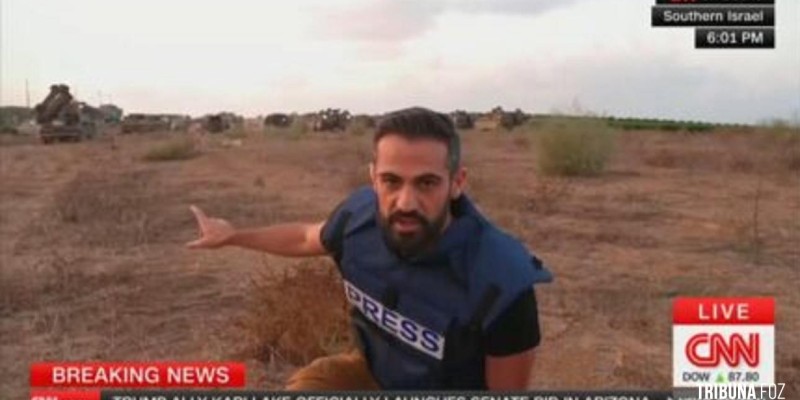 Soldados israelenses agridem equipe da CNN na Cisjordânia