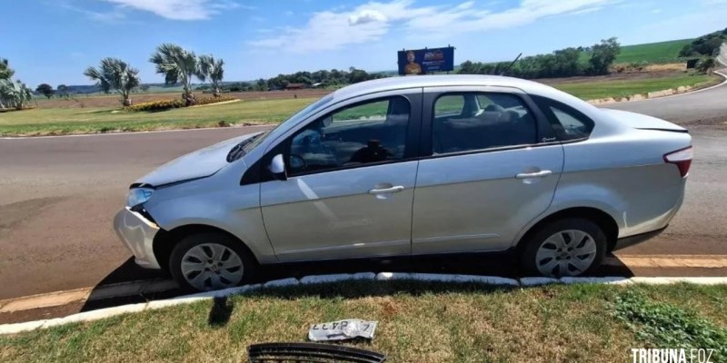 Gestante fica ferida após acidente na PR-497 em Itaipulândia