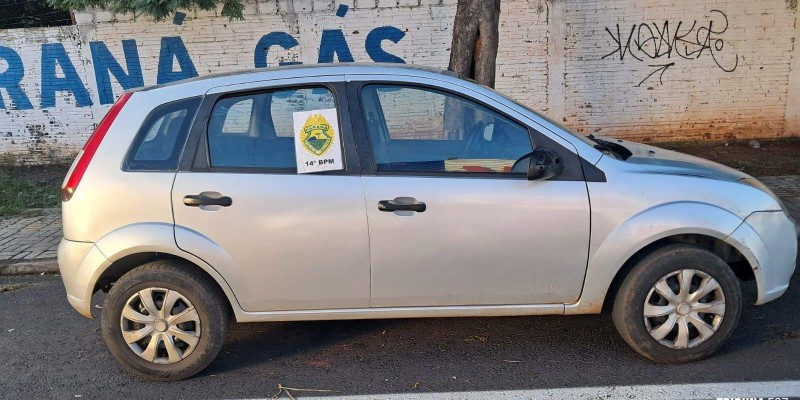 PM recupera veículo furtado na região da Ponte da Amizade